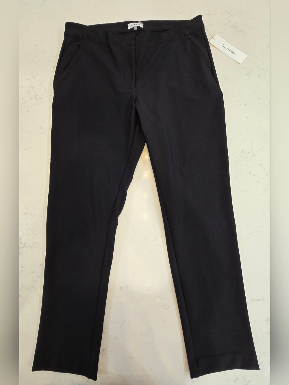 Calvin Klein Women's Black Dress Pants. Brand New With Tags.  Very Smooth Fabric